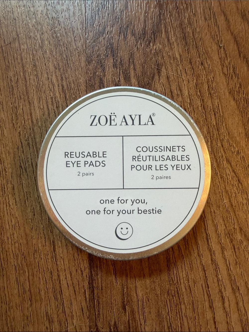 ZOË AYLA Reusable Eye Pads - White